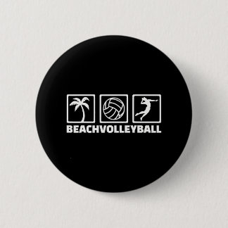 Beachvolleyball-Symbole Button