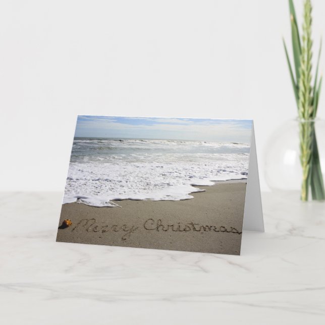 Beachwrites frohe Weihnachten (Vorderseite)
