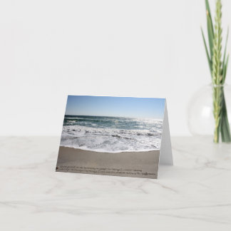 Beachwrite'sSerenity Gebets-Karte Karte