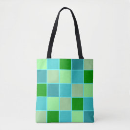 Beachy Blue und Green Squares