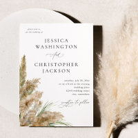 Beachy Boho Pampas Grass Wedding V2