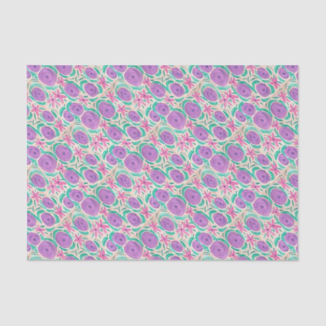 Beachy Boho Print Seidenpapier (Vorderseite)
