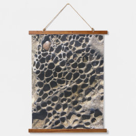 Beachy Bubbly Rocks Wandteppich Mit Holzrahmen