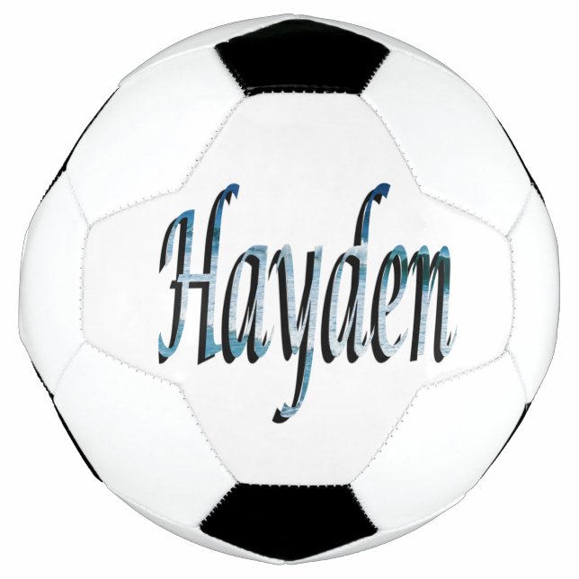 Beachy Hayden Name, Soccerball Fußball (Vorderseite)