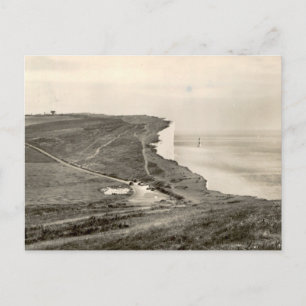 Beachy Head Eastbourne Vintage Küstenansicht Postkarte