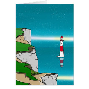 Beachy Head Leuchtturm und Cliff Top