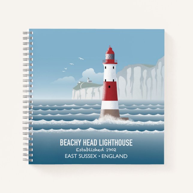 Beachy Head Lighthouse Notizbuch (Vorderseite)