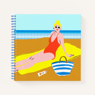 Beachy Keen - Gelb Notizbuch