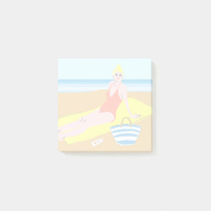 Beachy Keen - Gelb Post-it Klebezettel