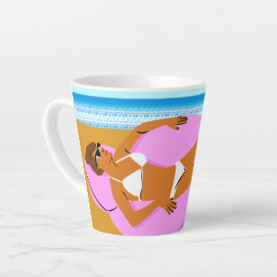 Beachy Keen - Pink Milchtasse
