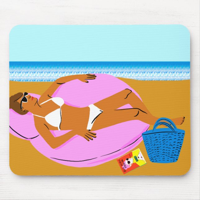 Beachy Keen - Pink Mousepad (Vorne)