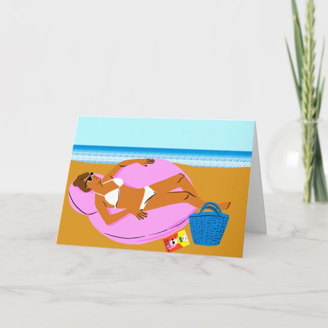 Beachy Keen - Rosa Karte (Vorderseite)