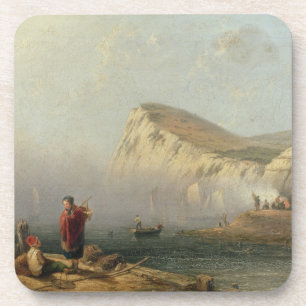 Beachy Kopf, 1850 (Öl auf Leinwand) Untersetzer