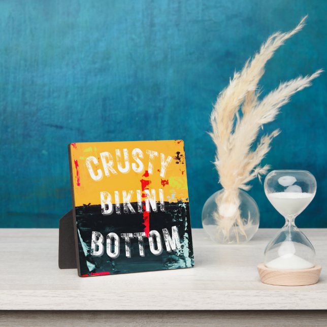 Beachy Tabletop-Plakette mit Aasel Fotoplatte (InSitu)