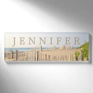 Beachzaun Magnetname Tag Namenschild