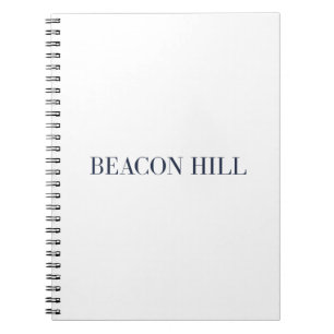 Beacon Hill Notizbuch   Boston Massachusetts Notizblock