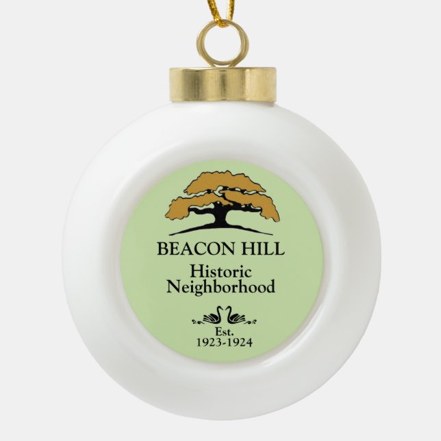 Beacon Hill Runder Ball Ornament (Vorderseite)