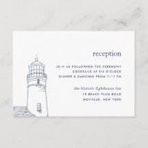 Beacon | Nautical Lighthouse Empfang Card