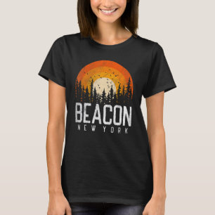 Beacon New York NY Retro Vintag 70er 80er 90s T-Shirt