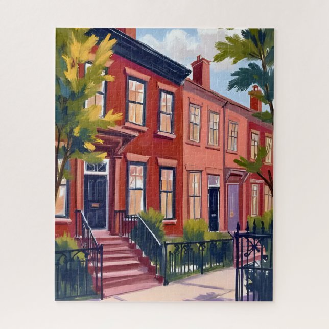 Beacon Street Boston Massachusetts Puzzle (Vertikal)