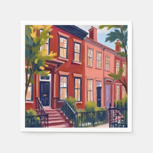 Beacon Street Boston Massachusetts Serviette