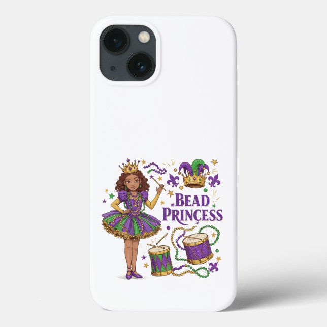 Bead Princess - Mardi Gras Case-Mate iPhone Hülle (Rückseite)