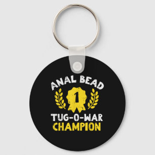 Bead Tug O War Champion Funny Sprichwort Adult Hum Schlüsselanhänger