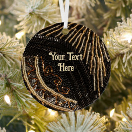 Beaded Art Déco Vintag Pursuit - benutzerdefiniert Ornament Aus Metall