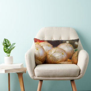 Beaded Blume Gold Ball Ornamente Lendenkissen