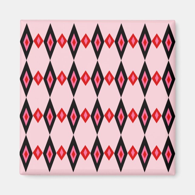 Beaded Diamonds Magnet (Vorne)