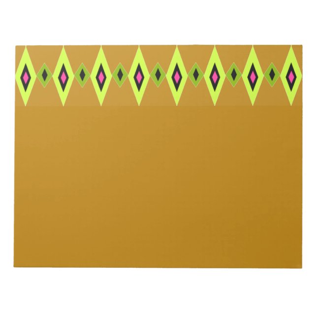 Beaded Diamonds Notizblock (Vorderseite)