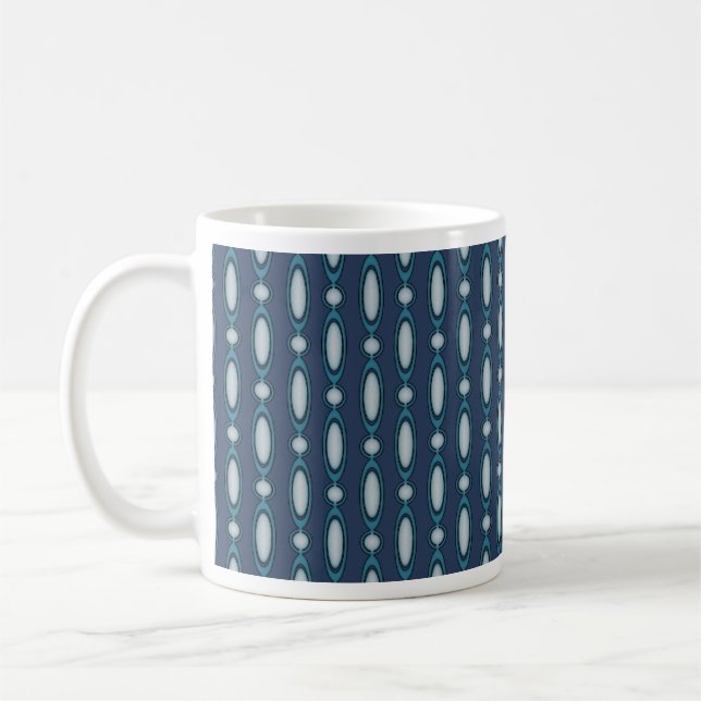 Beaded Vorhang Blurple-TASSE Kaffeetasse (Links)