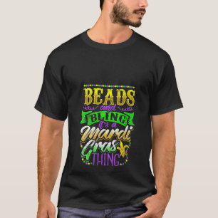 Beads Bling Mardi Gras Party Paradies für Kletterh T-Shirt