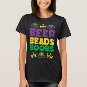Beads Funny Louisiana Nola Mardi Gras Männer Typ I T-Shirt
