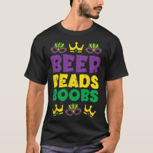 Beads Funny Louisiana Nola Mardi Gras Männer Typ I T-Shirt