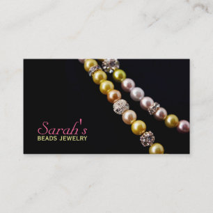 Beads Schmuck Business Card Visitenkarte