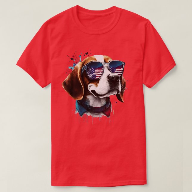 Beagle 4. Juli 2009 T-Shirt (Design vorne)