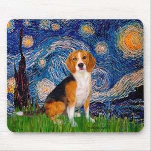 Beagle 7 - Starry Night Mousepad