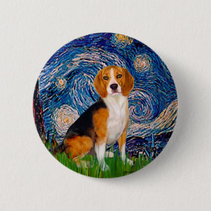 Beagle 7 - Sternennacht Button