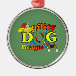 Beagle Agility Geschenke Ornament Aus Metall