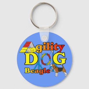 Beagle Agility Geschenke Schlüsselanhänger