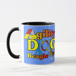 Beagle Agility Geschenke Tasse