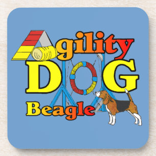 Beagle Agility Geschenke Untersetzer