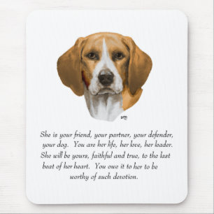 Beagle Andenken Mousepad