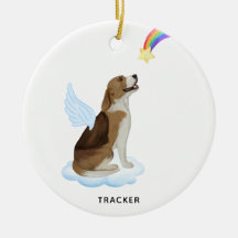 Beagle Angel Dog Personalisiertes Haustier Memoria