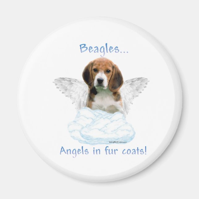 Beagle Angel - Magnet (Vorne)