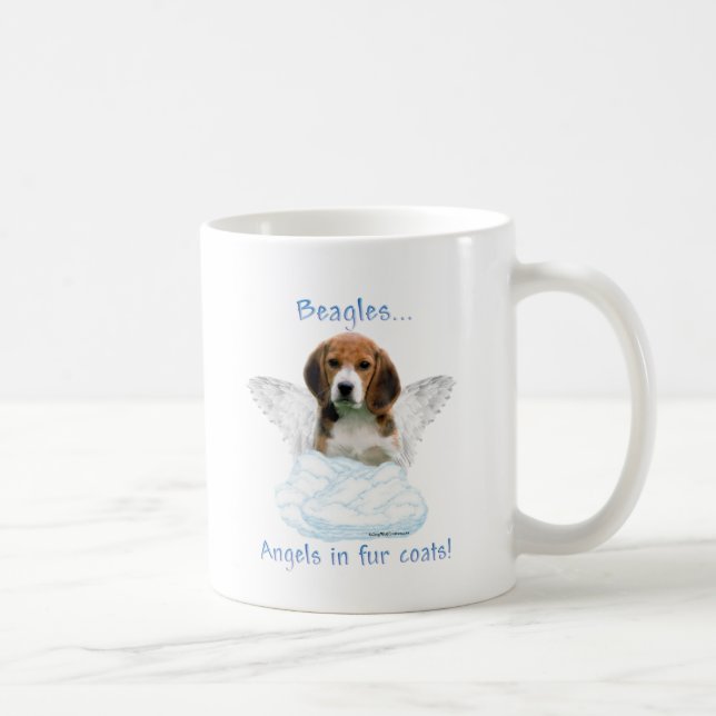 Beagle Angel Tasse (Rechts)