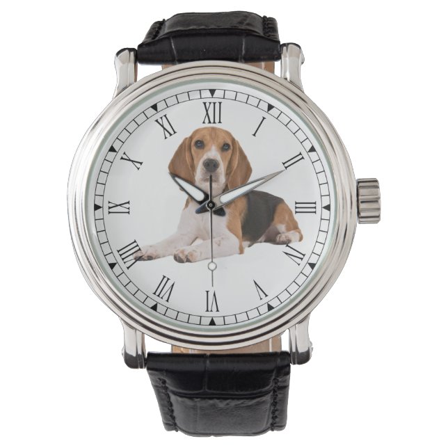 Beagle Armbanduhr (Vorderseite)
