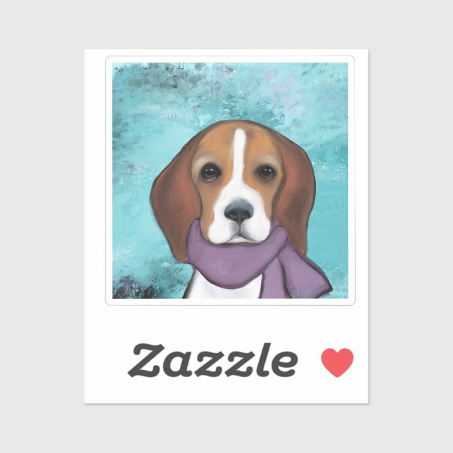 Beagle Aufkleber (Blatt)
