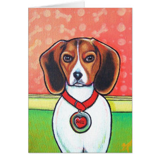 Beagle-Baby-Karte